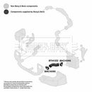 Borg & Beck Turbo Hose Part No -BTH1122