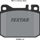 Textar Brake Pad Set - 2039204
