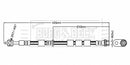 Borg & Beck Brake Hose Part No -BBH8880