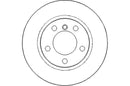 Disctech Brake Disc - Fits Bmw, Jaguar - ABD3143 - Front Axle