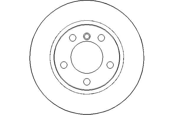 Disctech Brake Disc - Fits Bmw, Jaguar - ABD3143 - Front Axle