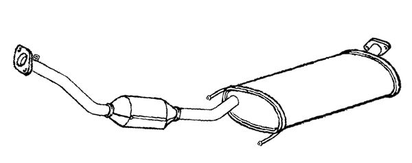 Klarius 312190 - Catalyst Type Approved  - Fits Toyota RAV4 2.2D
