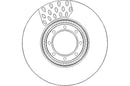 Disctech Brake Disc - Fits Iveco, Renault - ABD2992 - Rear Axle