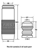 First Line Strut Protection Kit Part No -FPK7055
