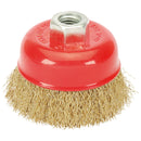 Draper 75mm Crimped CUP Brush M14 - 41444