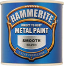 Hammerite Smooth Silver Paint - 250ml