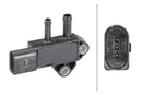 HELLA 6PP 009 409-391 Sensor, exhaust pressure - 3-pin connector - Bolted