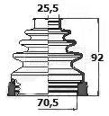 Borg & Beck Cv Joint Boot Kit Part No -BCB6131