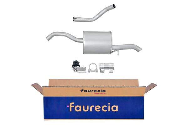 FAURECIA 8LD 366 036-421 Rear Muffler - Easy2Fit® Kit - fits VW TIGUAN (5N_)