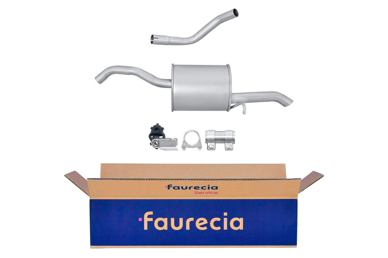 FAURECIA 8LD 366 036-421 Rear Muffler - Easy2Fit® Kit - fits VW TIGUAN (5N_)