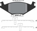 Textar Brake Pad Set - 2088902