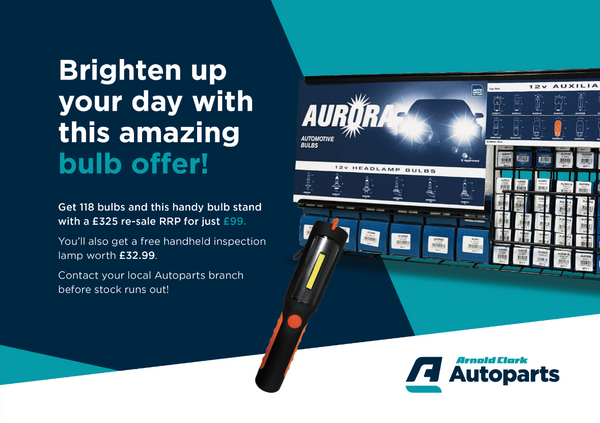Aurora Bulb Dispenser - includes bulbs & FREE handlamp - AUK12