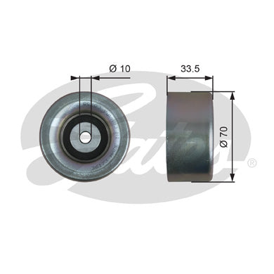 Gates DriveAlign Idler Pulley - T36173