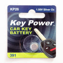 Keypower 391 Key Power FOB Cell Battery - 1.55v Silver - 1 Cell