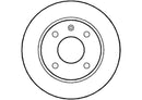 Disctech Brake Disc - Fits Ford - ABD2005 - Front Axle