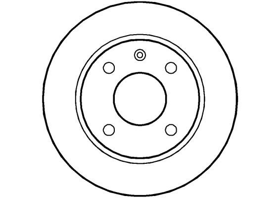 Disctech Brake Disc - Fits Ford - ABD2005 - Front Axle