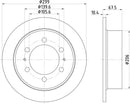 Mintex Brake Discs fits -Daewoo Ssangyong S299:6 MDC1371 (also fits other vehicles)