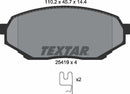 Textar Brake Pad Set - 2541901