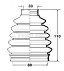 Borg & Beck Cv Joint Boot Kit Part No -BCB6096