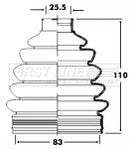 First Line Cv Joint Boot Kit Part No -FCB2363