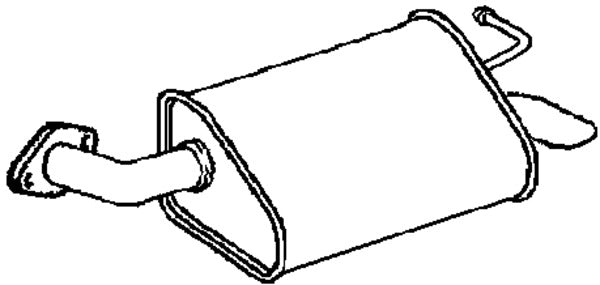 Klarius MA411T - Box With Tail Pipe Left Hand