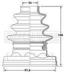 First Line Cv Joint Boot Kit Part No -FCB6182