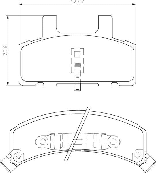 Mintex Brake Pad Set fits -Chevrolet MDB1787 (also fits other vehicles)