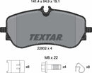 Textar Brake Pad Set - 2280201