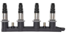 HELLA 5DA 358 000-331 Ignition Coil - 12V - 6-pin connector - Bolted