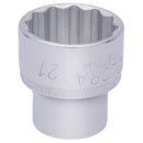 Elora 21mm BI-HEX Socket 3/8"Drive - 25979