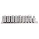 Draper 10pc 1/4" Socket Set Rail - 16398