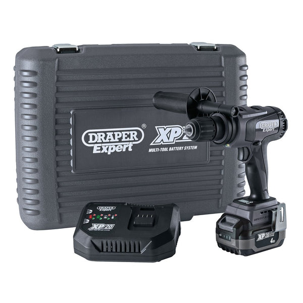 XP20 20V Brushless Combi Drill - 135Nm - 1 x 4.0Ah Batteries and Fast Charger