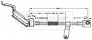 Borg & Beck Brake Hose Part No -BBH6930