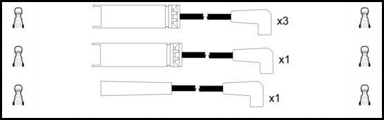 ElectroSpark Ignition Lead Set - OEK899