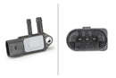 HELLA 6PP 009 409-261 Sensor, exhaust pressure - 3-pin connector - Bolted