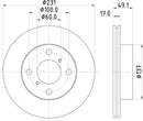 Mintex Brake Discs fits -Suzuki V231:4 MDC1374 (also fits other vehicles)