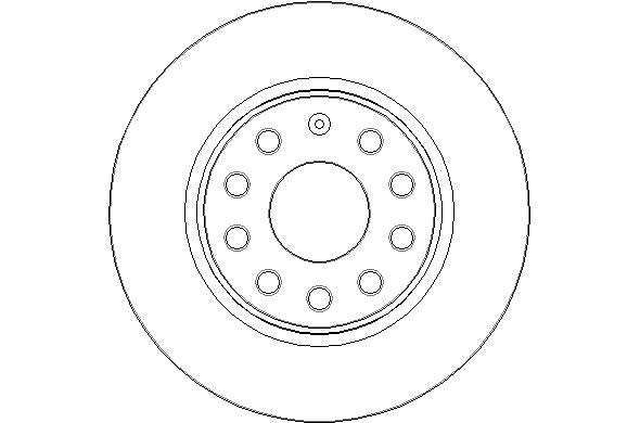 Disctech Brake Disc - Fits Abarth, Audi - ABD3346 - Rear Axle