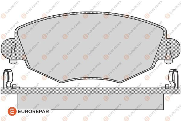 Eurorepar Brake Pad Kit - 1617256280