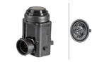 HELLA 6PX 358 141-041 Sensor, parking distance control - angled - 3-pin connector - Plugged