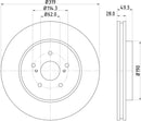 Mintex Brake Discs fits -Lexus Toyota S249:4 MDC1856 (also fits other vehicles)