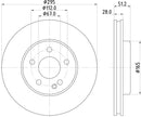 Mintex Brake Discs fits -Infiniti MercedesBenz V321:5 MDC2537 (also fits other vehicles)