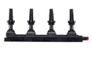HELLA 5DA 358 057-911 Ignition Coil - 12V - 4-pin connector - Bolted