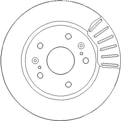 Disctech Brake Disc - Fits Land rover - ABD3322 - Front Axle