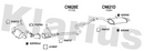 Klarius CN620E - Centre Pipe  - Fits Citroen C4 Grand Picasso 2.0HDi