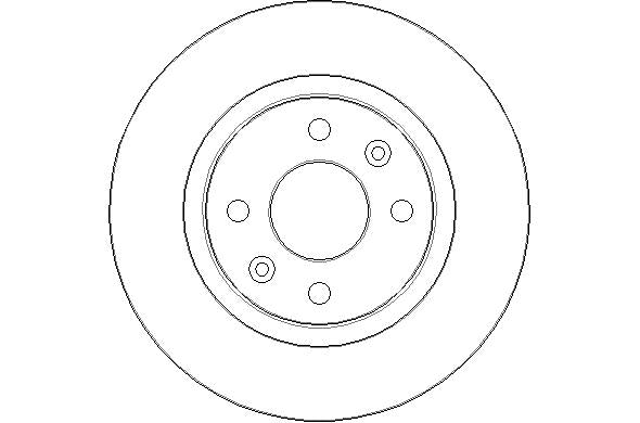 Disctech Brake Disc - Fits Dacia, Iveco - ABD2989 - Front Axle