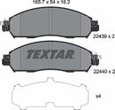 Textar Brake Pad Set - 2243901