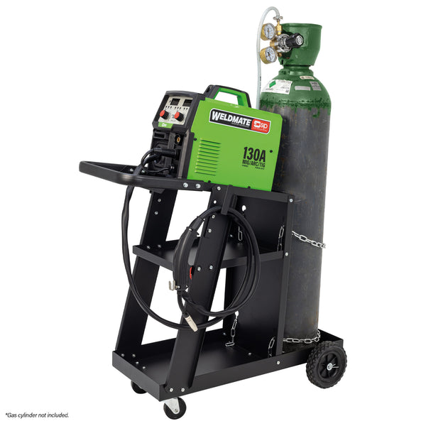 SIP WELDMATE® AUTOPLUS 130A MIG/ARC/TIG Synergic Welder with Cart Package