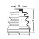 Borg & Beck Cv Joint Boot Kit Part No -BCB2760