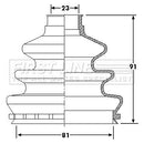 First Line Cv Joint Boot Kit Part No -FCB6200