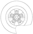 Borg & Beck Brake Disc Single Part No -BBD6036S